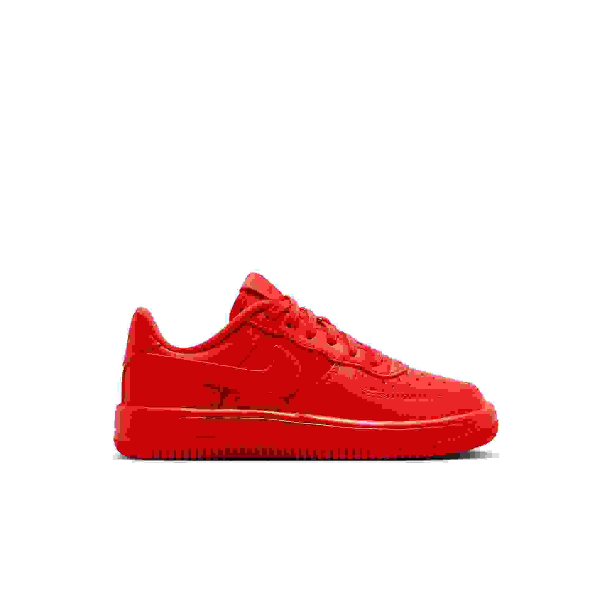 Nike Air Force 1 Low Preschool Boys' "University Red/Black" Shoe